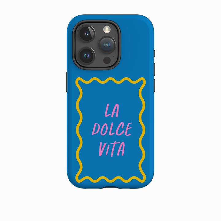Modern Aesthetic Compact Design iPhone Case - La Dolce Vita