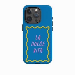 Modern Aesthetic Compact Design iPhone Case - La Dolce Vita
