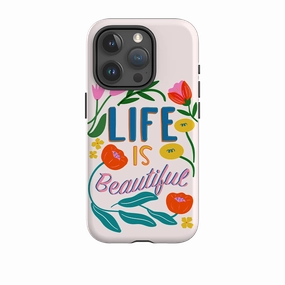 iPhone Case - Life Is Beautiful Protective Material Daily Style