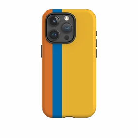 High-End Detail Port Protection iPhone Case - Miami Chroma Stripe
