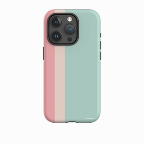 Luxury Grip Matte Build iPhone Case - Murcia Chroma-Stripe