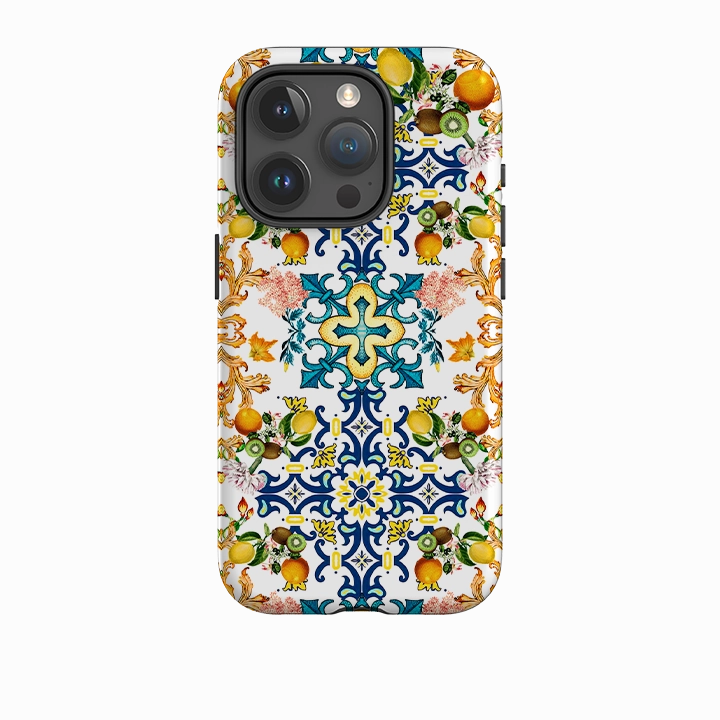 iPhone Case - Naples Pattern Elegant Finish Minimal Finish