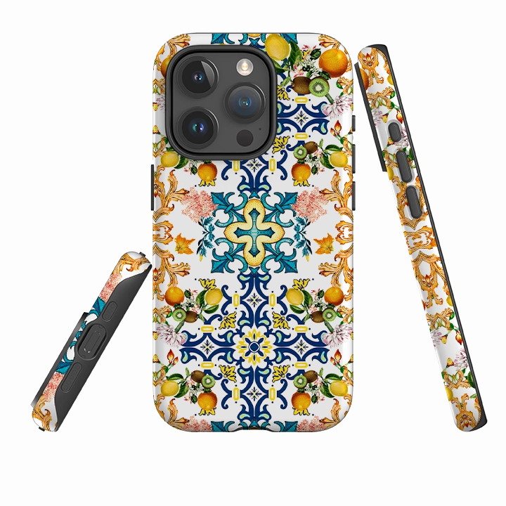 iPhone Case - Naples Pattern Shock Absorber