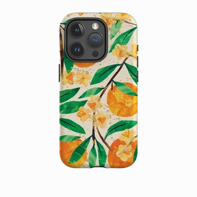 Shock Absorber iPhone Case - Orange Blossom By Tracey English