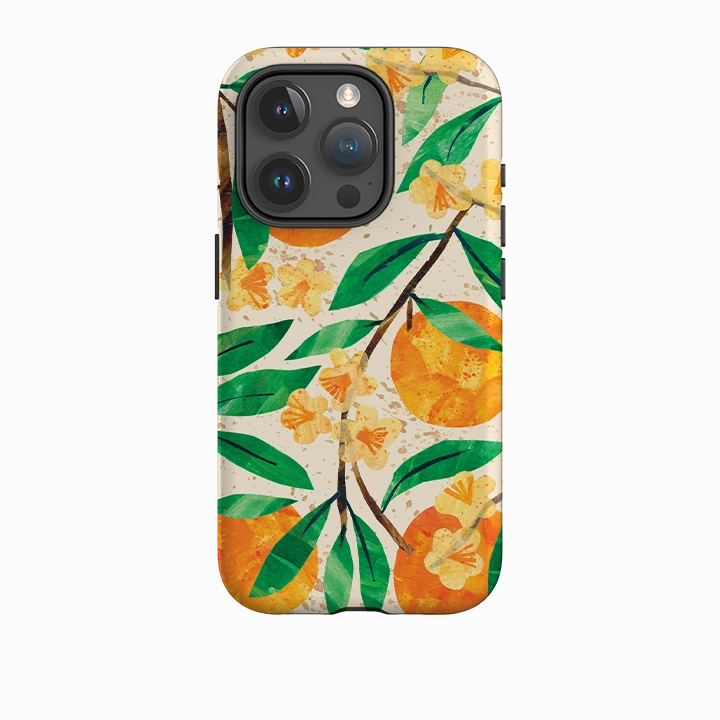 Simple Style iPhone Case - Orange Blossom By Tracey English