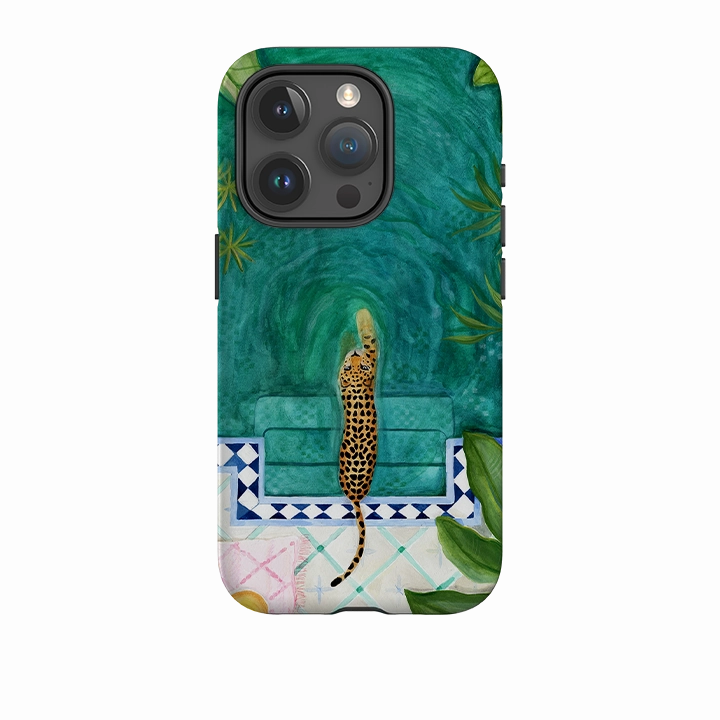 Matte Feel Texture iPhone Case - Riad Tiger By Bex Parkin