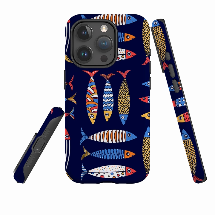 Comfort Edge Texture Compact Structure iPhone Case - Sardines