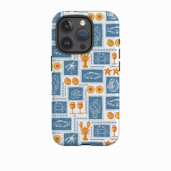 iPhone Case - Seafood and Sangria Soft Look Texture