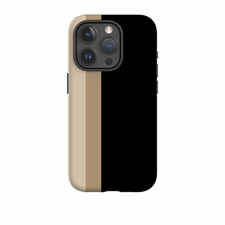 Minimal Build Texture Matte Feel Texture iPhone Case - Seoul Chroma Stripe