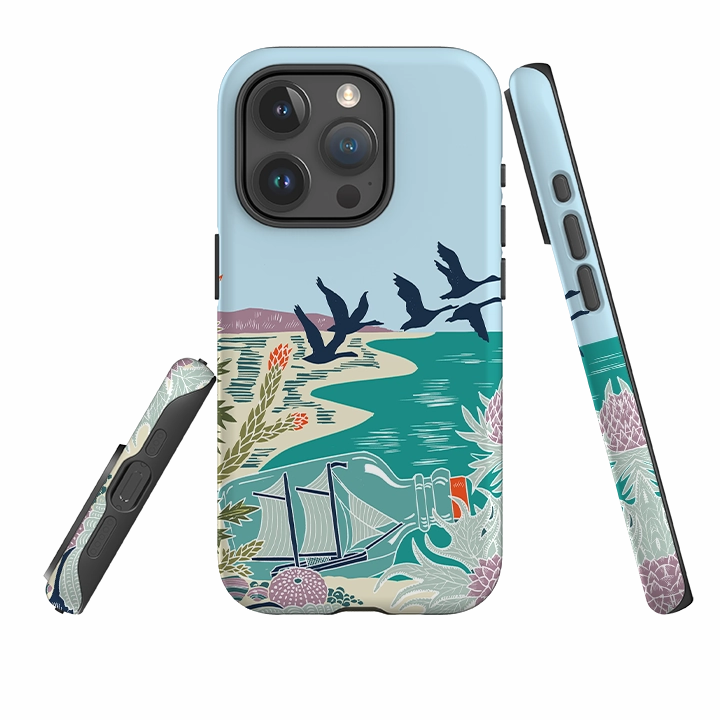 iPhone Case - Ship Bottle By Kate Heiss Shock Proof Soft Protection Layer