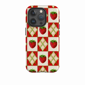 iPhone Case - Strawberries II By Abby Jacobs Compact Texture