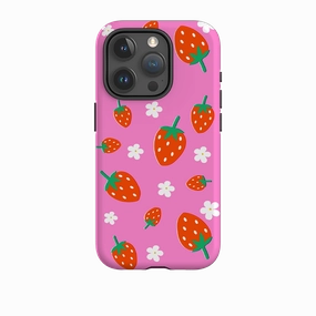 iPhone Case - Strawberry High Grip Layer
