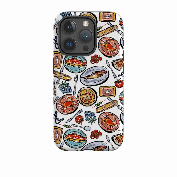 Glossy Finish Look Ergonomic Feel iPhone Case - Sunshine and Sardines