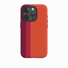 Protective Gear Minimal Build Texture iPhone Case - Tokyo Chroma Stripe