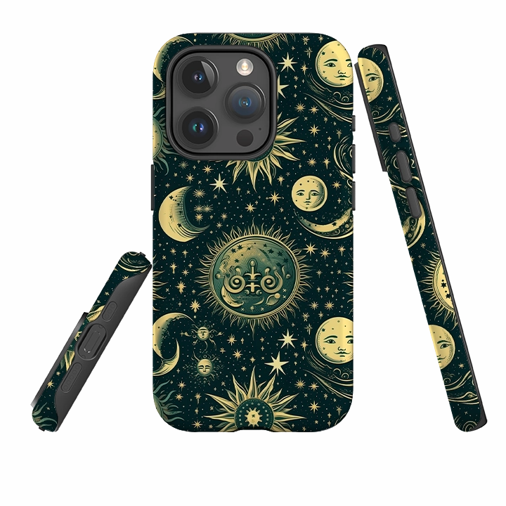 iPhone Case - Vintage Galaxy Marble finish Anti scratch