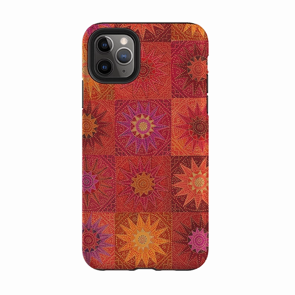 Stylish Look Protective Detailing Edge iPhone Tough Case - African Suns By Jehane