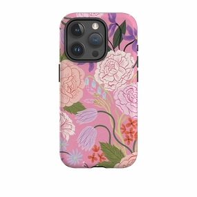 Durable Form iPhone Tough Case - All Over Blooms By Meghann Rader