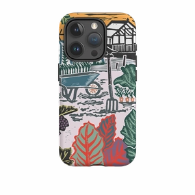 iPhone Tough Case - Allotment By Kate Heiss Modern Build Texture Fashion Detail