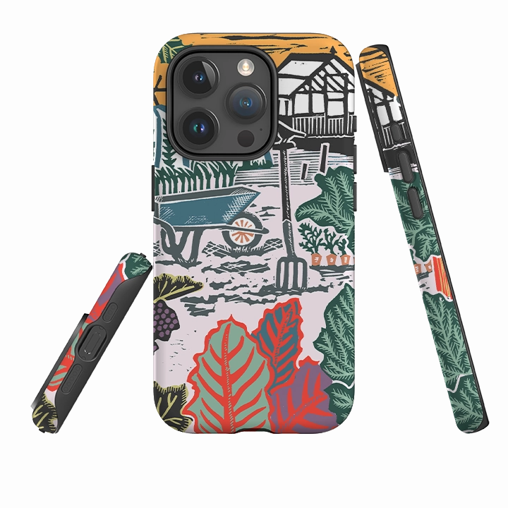 iPhone Tough Case - Allotment By Kate Heiss soft look Student Friendly