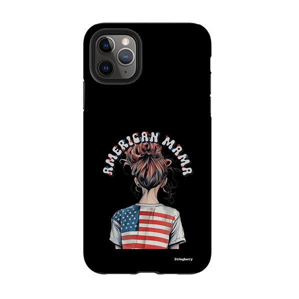 iPhone Tough Case - American Mama Minimal Edge