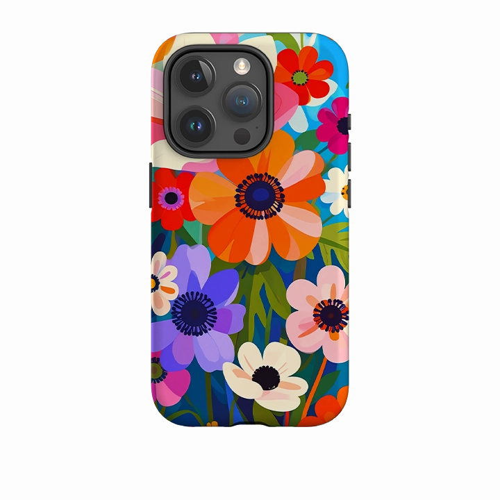 iPhone Tough Case - Angel Summer Floral Comfort Texture