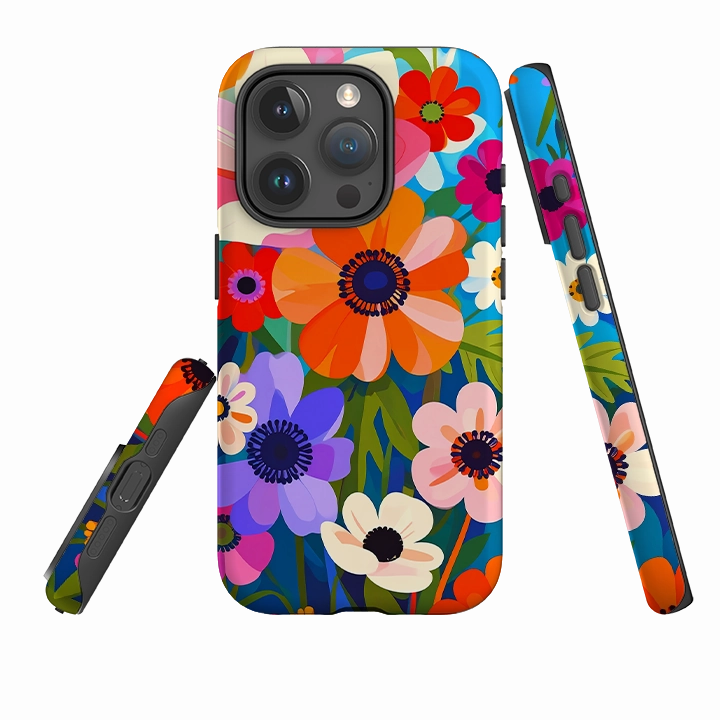 Strong Frame iPhone Tough Case - Angel Summer Floral