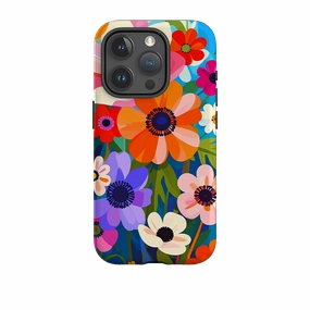 iPhone Tough Case - Angel Summer Floral Comfort Texture