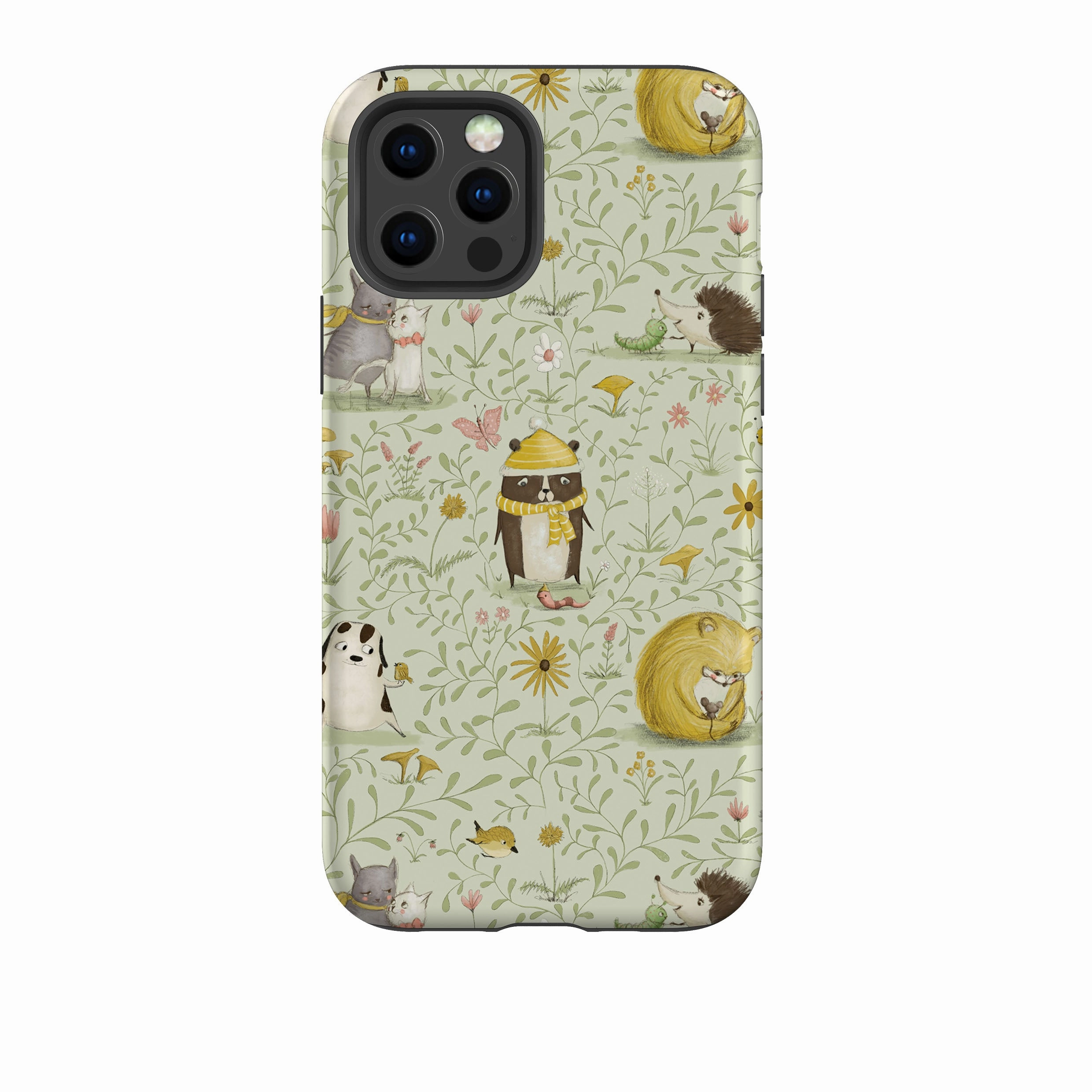 iPhone Tough Case - Animal Meetings By Maja Lindberg Light Frame Slim Profiled