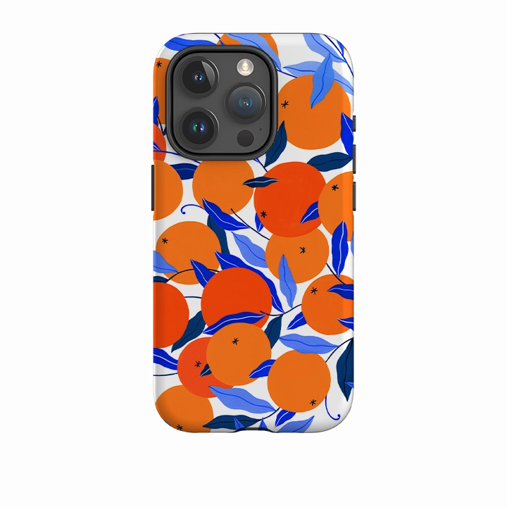 Refined Look iPhone Tough Case - Arancello Pattern By Madalina Andronic