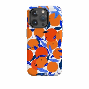 Refined Look iPhone Tough Case - Arancello Pattern By Madalina Andronic