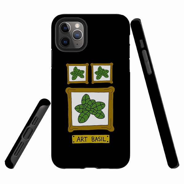 iPhone Tough Case - Art Basil By Angelica Hicks Lightweight Build Quality