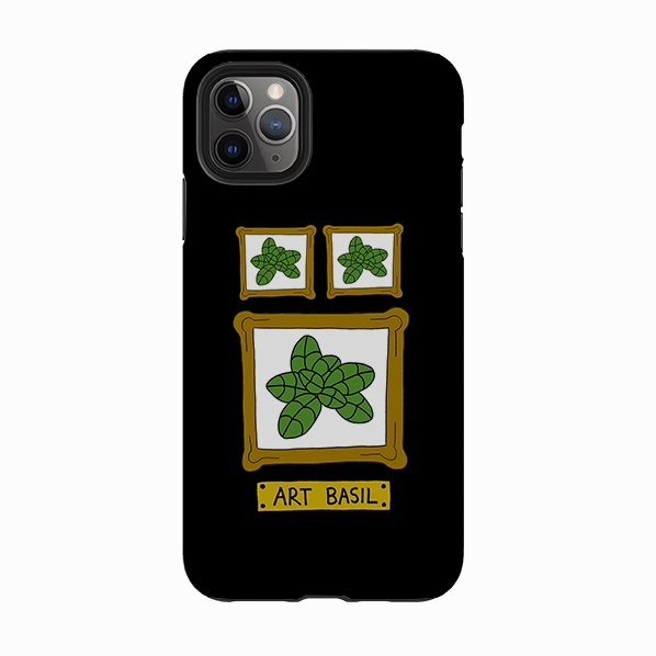 Sleek Detail iPhone Tough Case - Art Basil By Angelica Hicks