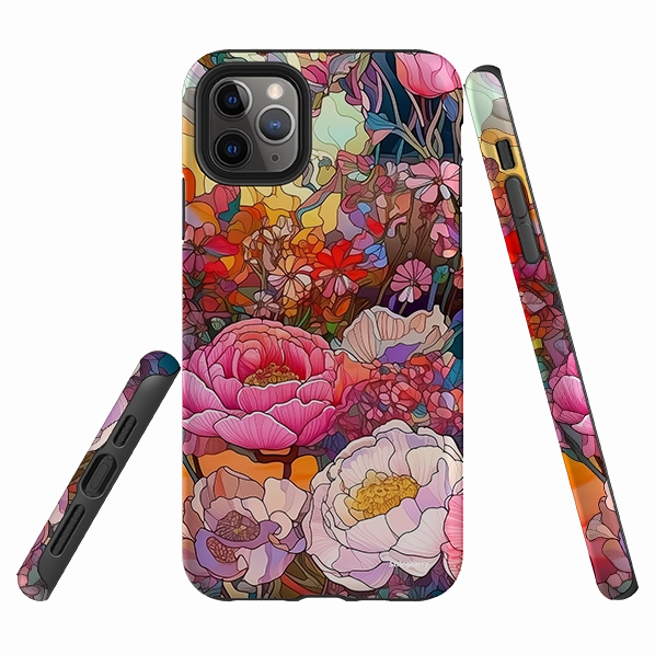 Matte Look Design Gloss Layer Finish iPhone Tough Case - Ashill