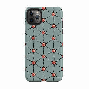 iPhone Tough Case - Atomic By Cressida Bell Rugged Edge Texture Office use