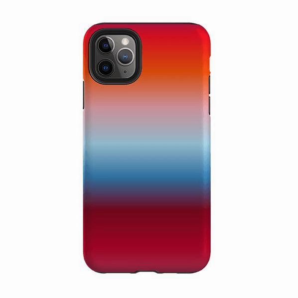 Modern Finish Colorful Pattern iPhone Tough Case - Aura Ocean By Kitty Joseph
