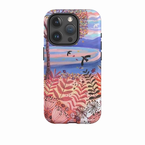 Artistic Design Rugged Pattern Design iPhone Tough Case - Autumn Coast By Mary Stubberfield