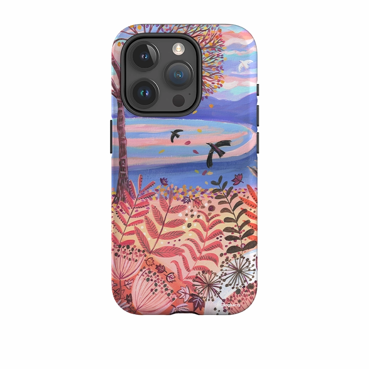 Artistic Design Rugged Pattern Design iPhone Tough Case - Autumn Coast By Mary Stubberfield