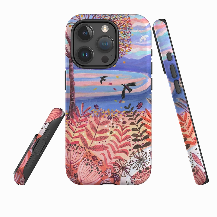 Strong Shell Elegant Look iPhone Tough Case - Autumn Coast By Mary Stubberfield