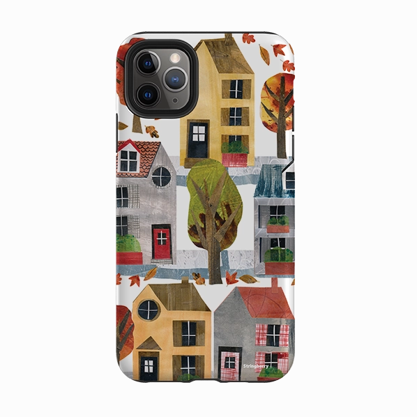 iPhone Tough Case - Autumn House By Tracey English Polished Style