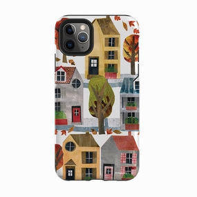 iPhone Tough Case - Autumn House By Tracey English Polished Style