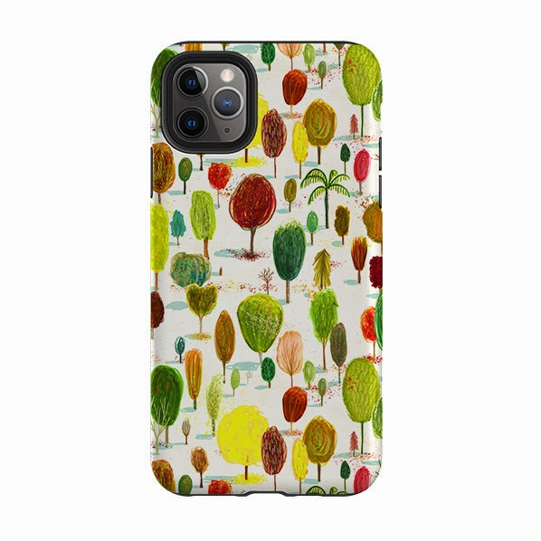 Simple Style iPhone Tough Case - Autumn In The Arboretum By Katherine Quinn