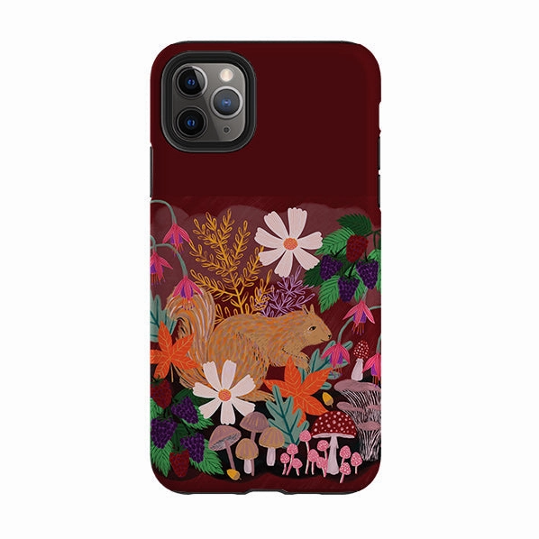 iPhone Tough Case - Autumn Squirrel By Lee Foster Wilson Protective Fit