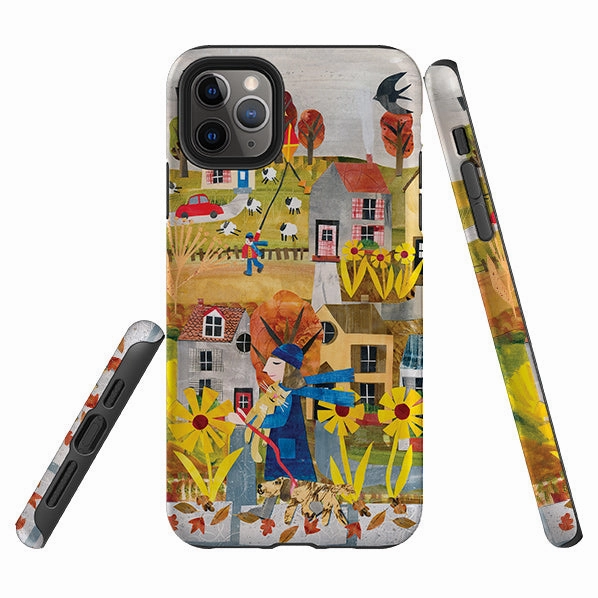 iPhone Tough Case - Autumn Walk By Tracey English Protective Layering Sleek Profile