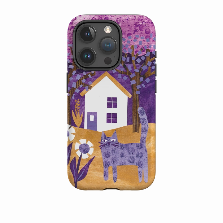 iPhone Tough Case - Autumn Walk II By Tracey English Modern Pattern Style