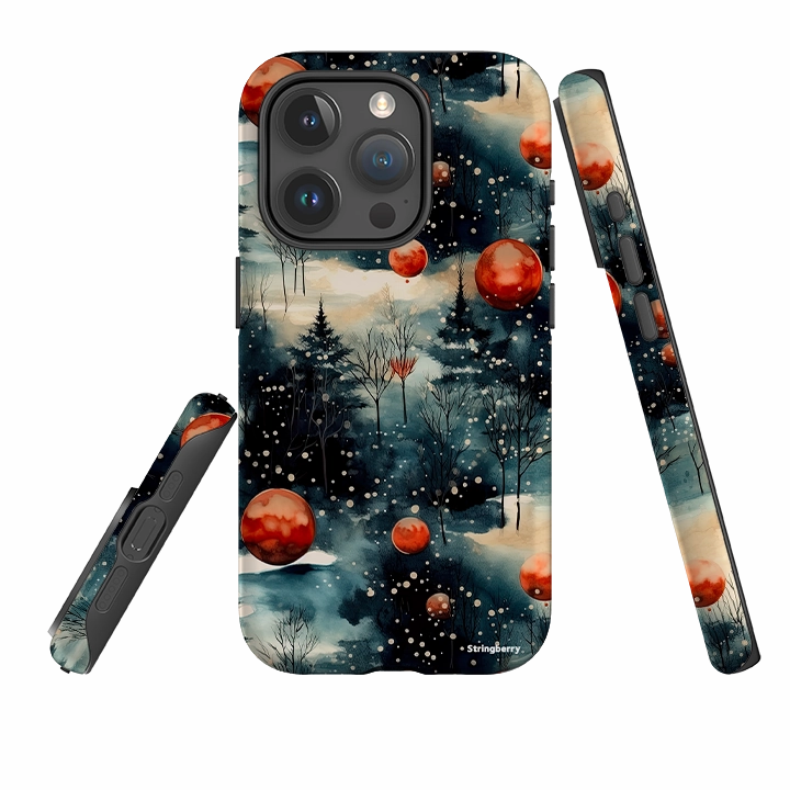 Gloss Touch iPhone Tough Case - Bauble Forest IV
