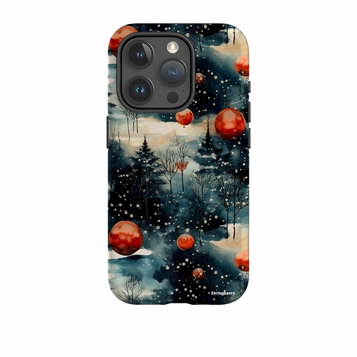 Reusable Material iPhone Tough Case - Bauble Forest IV