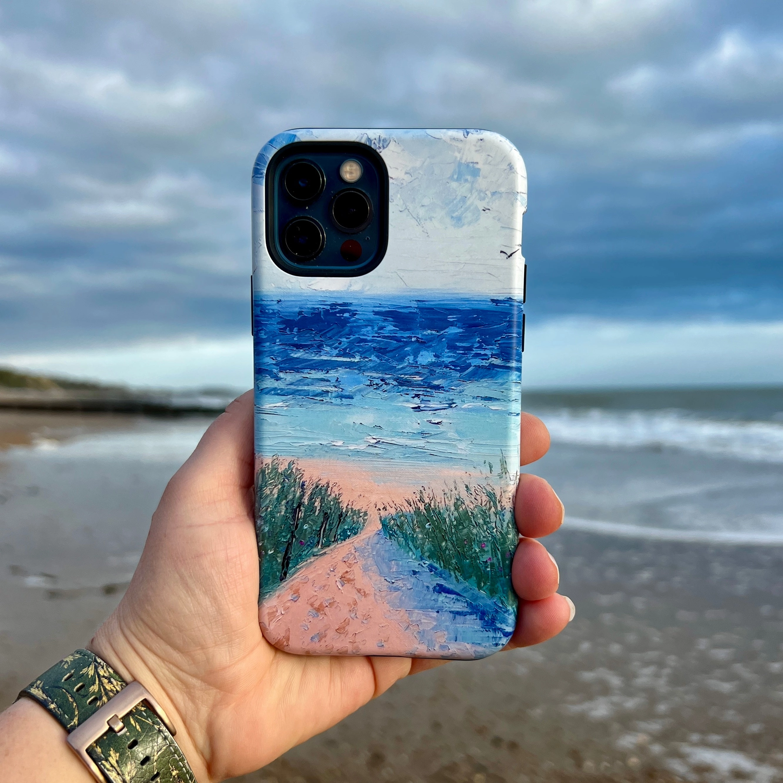 iPhone Tough Case - Beach Path By Mary Stubberfield Daily Style Premium Style