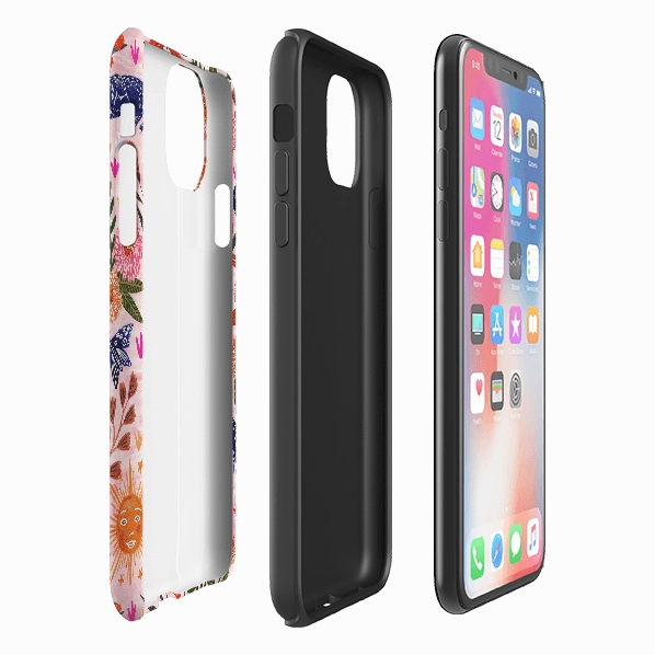 iPhone Tough Case - Beautiful World By Lee Foster Wilson High Quality Hybrid Grip