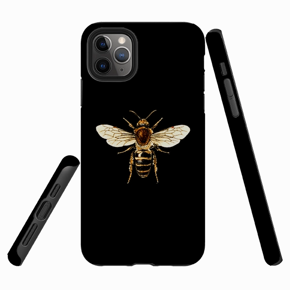 iPhone Tough Case - Bee II Modern Surface Design Premium Edge