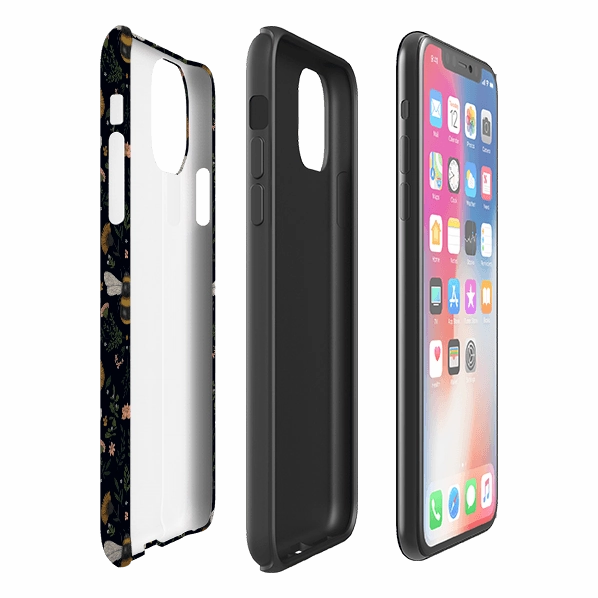 iPhone Tough Case - Bees By Jade Mosinski Modern Texture